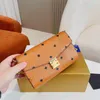 Hochwertige Kette Schulter Cross Body Schultertasche Mode-Stil Druck Handtaschen Schloss Fang Umschlag Taschen Abendtaschen Clutch Totes Hobo Geldbörsen Brieftasche