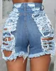 Women's Shorts Summer Plain Denim For Women Ripped Cutout Buttoned Fringe Design 2023 Fashion Daily Vacation Short Jeans Sexy