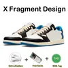 Jumpman 1 Low Basketball Shoes Mens Black Phantom Fragmento Dark Reverse Mocha Starfish Blue Wolf Grey UNC Silver Bred Toe Mulheres Sport Trainer Sneaker 36-47