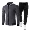 Men's Tracksuits Men's Track and Field Wear 2PC Men's Spring and Autumn Sports Wear Casual Zipper Jacket Pants Set Sweatshirt Set Men's Set 230330