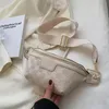 Designers de concepteurs élégants en cuir Pu en cuir neuf sacs de taille pour les femmes de taille packs élégants sac large sangle large sac à poitrine crossbody