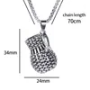 Pendant Necklaces Creative Personality Bamboo Basket Necklace Long Titanium Steel Box Chain Hip-Hop Unique Design Jewelry