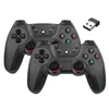 Dubblar trådlöst 2.4G Support Android USB Wireless hantering TV Computer Two Player Game Controllers