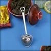 Ferramentas de chá de café Presentes de vazamento em forma de coração para convidados Favors lembranças Boda Filters Sacos de filtro Acessórios de cozinha Infusor DHCMV