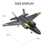 Electricrc Aircraft KF605 F35 RC Aircraft 2,4 GHz 4ch 6axis Gyroscope RC EPP Aircraft RC Model Aircraft 15 Minute Flight Time Children's Toys 230329