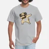 T-shirt da uomo T-shirt da uomo Summer Dog Stampa T-shirt divertente O-collo Manica corta T-shirt casual Sport all'aria aperta Stile Top Carino