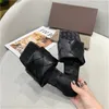 2023 Sexy Luxurys Designers Flat slides Sandals Woven women slippers square mules shoes Ladies Wedding high heels shoes High Quality Fashion Dress Shoe 10 color