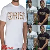 T-shirts pour hommes Est Hommes Été Slim Fit Casual Manches Courtes Muscle Tee Tops T-shirt Mode Lettres O Cou Chemise