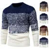 Herenpolo's Hoge kwaliteit herensweaters Dikke winterwarme ademende wol Man gebreide trui 23029