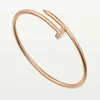 Designer-Carti-Armreif, Kopf und Schwanz aus Roségold mit feiner Diamantplatte, schmales Unisex-Paararmband, Damenarmband aus Weißgold, handgefertigtes Armband