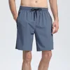 LL Heren Jogger Sportshorts Voor Wandelen Fietsen Met Ritsvak Casual Running Gym Korte Broek LL679