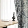 Gardin gardiner moderna minimalistiska polyester bomull tryckt tyg för vardagsrum och sovrum taksäng