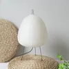 Lampy stołowe w stylu japońskiego papieru ryżowego Lampa LED LED LED Halna sypialnia Badanie Badanie El Homestay Creative Prosty statyw podłogi