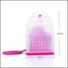 Coffee Tea Tools Foodgrade Sile Infuser Reusable Loose Leaf Bags Strainer 6 Colors Drop Delivery Home Garden Kitchen Dining Bar Dri Dhwhk