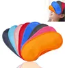 Factory Prijs Oog slaapmasker 4 lagen polyester spons tint dutje deksel blinddoek masker voor slapende reizen zachte polyester slaapmaskers 20 kleuren op voorraad