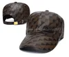 Klassisk designer Ball Cap High Quality Leather Fealises Men's Baseball Cap Fashion Women's Cap justerbar lyxvariation