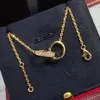 女性のためのブレスレットラブリンクチェーンデザイナーチェーンゴールドメッキ18K T0p最高品質の最高品質のブランドデザイナージュエリークリスタルエクシジットギフトボックス024