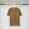 メンズTシャツファッションラベルエンジェルレターダイレクトスプレー印刷短袖Tシャツパームツリーメッシュレッド2023v4