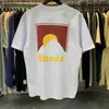 2023 Summer Mens Designer T Shirt Rhude Casual shirts Man Womens Tees Short Sleeves Top Sell Luxury Men Hip Hop clothes US SIZE ch17