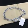 2024 Designer Pulseiras Chain Link Pulseira para Mulheres Cobre Moda Jóias Luxo Bangles Clássico Popular Europeu Homens Casal Pulseira com Sacos