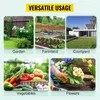 Altre forniture da giardino Vevor Walk in Tunnel Greenhouse Galvanizzato Coperchio impermeabile 15x7x7 10x7x7 20x10x7 12x7x7 serre di serre 230330