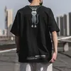 Męskie tshirty letnie nadruk Tshirt na pół rękawie koszulka mody marki streetwear luźne japońskie styl ponadwymiarowy 230330