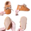 Walkers Boys Girls Leather Rubber Soles Non slip Toddler First Walker Baby Bed Shoes born 0-18 Months 230330