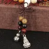 Pendant Necklaces Fashion Buddhist 8mm Rosewood Bracelet 108 Color Beads Necklace Religious Jewelry All-match For Prayer