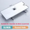 Shower Storage Holder Bathroom Shelf Pole Shelves Shampoo Tray Stand No Drilling Lifting Rod Shower Head Holder Rack Organizer