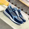 Designer RUN AWAY Fashion Suede Sneakers Woman Leather Training Platform Men Sports Running Flats Casual Shoes With Box NO