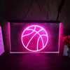 Basketball Shaped Man Cave LED Neon Sign Home Decor New Year Wall Wedding Bedroom 3D Night Light