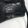 borsa a tracolla modello coccodrillo in vera pelle borsa stilista donna borsa a tracolla di lusso borsa in pelle bovina Flash borsa firmata con chiusura in metallo