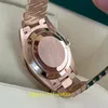 Luksusowy zegarek męski Wysokiej klasy najwyższej jakości Różowe złoto Czekoladowe bagietki Dial Sapphire Ruch Mechaniczny 3235 Automatyczne męskie zegarki 2023 Kontrola jakości 40 MM