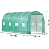 Altre forniture da giardino Vevor Walk in Tunnel Greenhouse Galvanizzato Coperchio impermeabile 15x7x7 10x7x7 20x10x7 12x7x7 serre di serre 230330