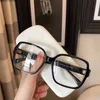 Lunettes de créateur Petite lentille optique à plaque parfumée CH5408, miroir carré uni, lunettes à grande monture, peuvent être équipées d'une lumière anti-bleue myope