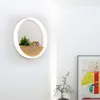 Lampada da parete Anelli Cerchi Moderni LED Sconce Luci acriliche Lettura sul comodino El Scale Corridoio Wandlamp Illuminazione per il bagno