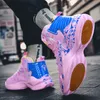 Vestido sapatos Aliups 36-45 homens homens de basquete rosa meninos meninos respiráveis ​​não deslizamentos esportivos vestíveis tênis atléticos meninas 230329