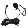 Microphones 2.5mm Mini Lavalier Microphone Clip USB Revers Mic Pour Téléphone Mobile PC Ordinateur Portable Filaire Microfon Parlant Audio Vocal