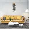 Decoratieve bloemen kunstmatige planten wijnstokken muur hangende eucalyptus slinger rattan bladeren takken groen klimop blad thuis bruiloft decoratie