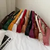 Bolsos de noche Patrón PU Bolso de cuero Bolso femenino Hombro Moda Damas Axila Retro Casual Mujeres Tote Pequeño Embrague Dropship 230329