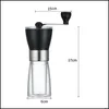 Manual Coffee Grinders Hand Shake Grinder Stainless Steel Wearresisting Save Space Ceramic Core Bean Mill Home Kitchen Drop Delivery Dhejs