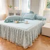 CAMA LACA LACE LACE Bedding Bedding Flechases Brophases Blue Lace Bedding Bedding feminino 230330