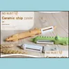 Fruktgrönsaksverktyg Crocodile Ceramic Peeler Cartoon Scra Scales Peeling Knifet Potatis Apple Tool Drop Delivery Home Garden Kitch DHYMV