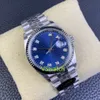 Clean Datejust zegarek Cal.3235 Ruch 36 mm 904L drobne stalowe szafir krystaliczny szklany galwaniczny pierścień platynowy