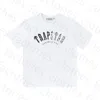 2023 Trapstar Mens 디자이너 Trapstars T 셔츠 럭셔리 패션 티셔츠 Mens Womens Tees 브랜드 반팔 힙합 Streetwear 탑 의류 의류 크기 S-XL