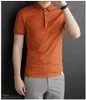 Camisetas masculinas masculinas de algodão spandex de luxo de luxo de cor sólida de manga curta Hight Hight Quality Casual Man T-shirts 4xl