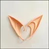 Other Festive Party Supplies Halloween Cosplay Ear Mysterious Elf Ears Fairy Accessores Latex Soft Prosthetic False Props Drop Del Dh9Jq