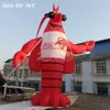 Homard gonflable énorme de 4m/5m/6mH avec le modèle fait sur commande de personnage de dessin animé de Logo pour la publicité et le Festival de Restaurant d'écrevisses