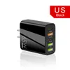 USB-laddare 65W PD Quick Charge 3.0 Telefonadapter för iPhone ,samsungTablet Bärbar vägg Mobil Snabbladdning EU/US/UK-kontakt