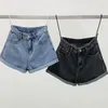 Женские короткие джинсовые винтажные летние базовые простые универсальные модели с высокой талией для отдыха Ulzzang Женская уличная одежда Шикарные классические Ins 230329